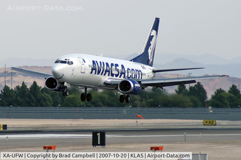 XA-UFW, 1987 Boeing 737-301 C/N 23558, Aviacsa / 1987 Boeing 737-301