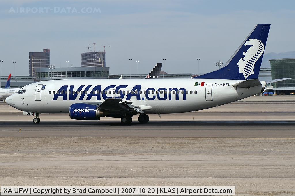 XA-UFW, 1987 Boeing 737-301 C/N 23558, Aviacsa / 1987 Boeing 737-301