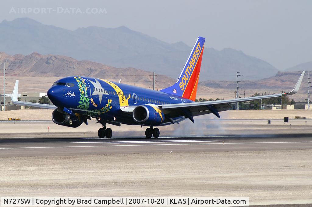 N727SW, 1999 Boeing 737-7H4 C/N 27859, Southwest Airlines - 'Nevada One' / 1999 Boeing 737-7H4