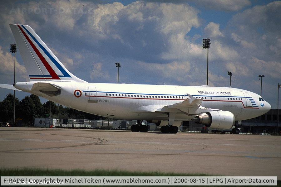 F-RADB, 1987 Airbus A310-304 C/N 422, ET 3/60 Esterel from French Air Force (Armee de l'Air)