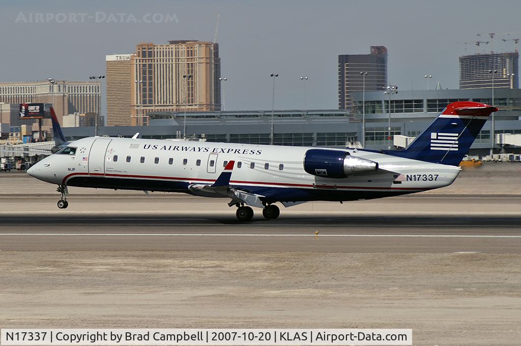 N17337, 1999 Bombardier CRJ-200LR (CL-600-2B19) C/N 7337, US Airways Express / 1999 Bombardier Inc CL-600-2B19