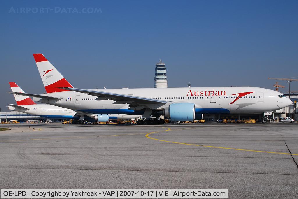 OE-LPD, 2006 Boeing 777-2Z9/ER C/N 35960, Austrian Airlines Boeing 777-200