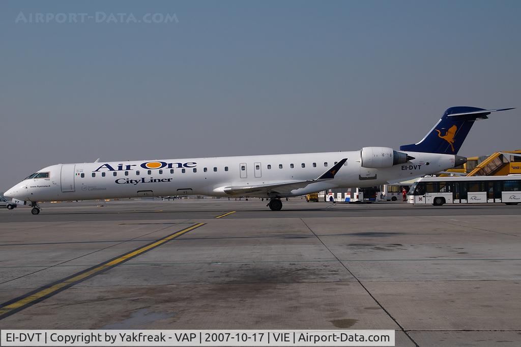 EI-DVT, 2007 Canadair CRJ-900LR (CL-600-2D24) C/N 15123, Air One Regionaljet 900
