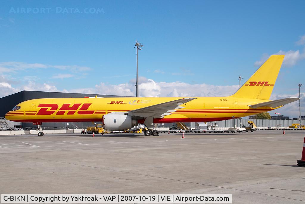 G-BIKN, 1985 Boeing 757-236/SF C/N 22186, European Air Transport Boeing 757-200F in DHL colors