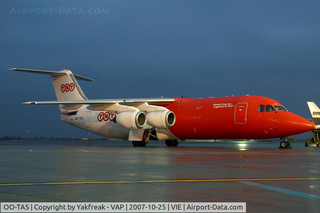 OO-TAS, 1990 British Aerospace BAe.146-300 C/N E3154, TNT Bae 146