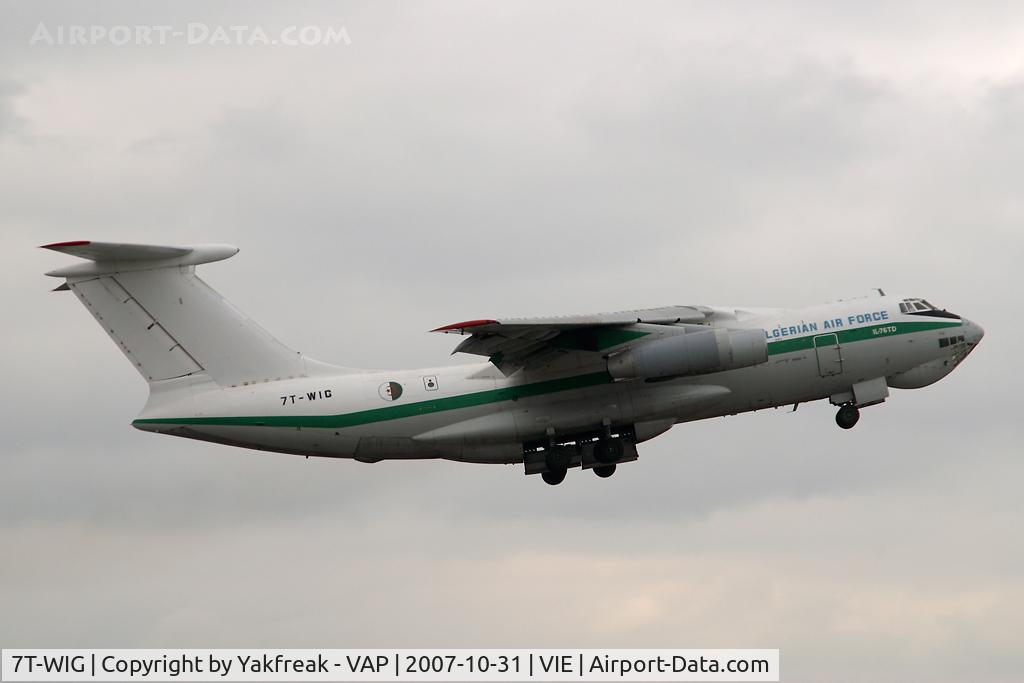 7T-WIG, 1992 Ilyushin Il-76TD C/N 1023413435, Algerian Air Force Iljuschin 76