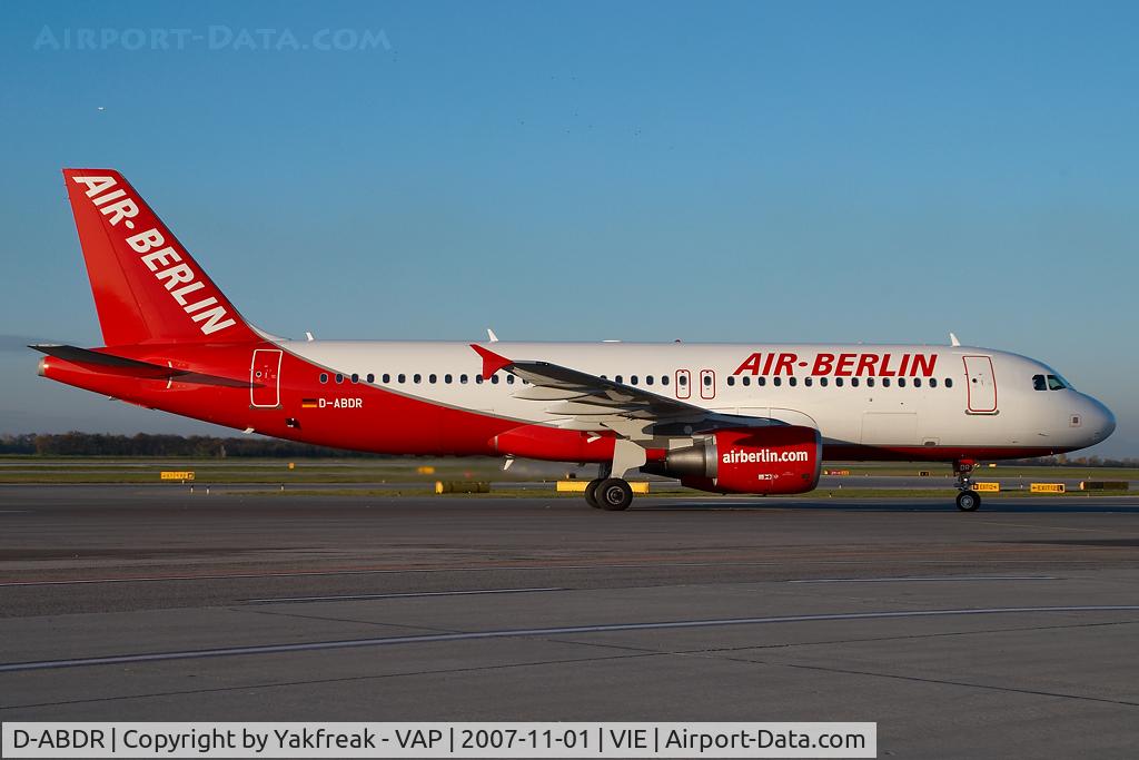 D-ABDR, 2007 Airbus A320-214 C/N 3242, Air Berlin Airbus 320