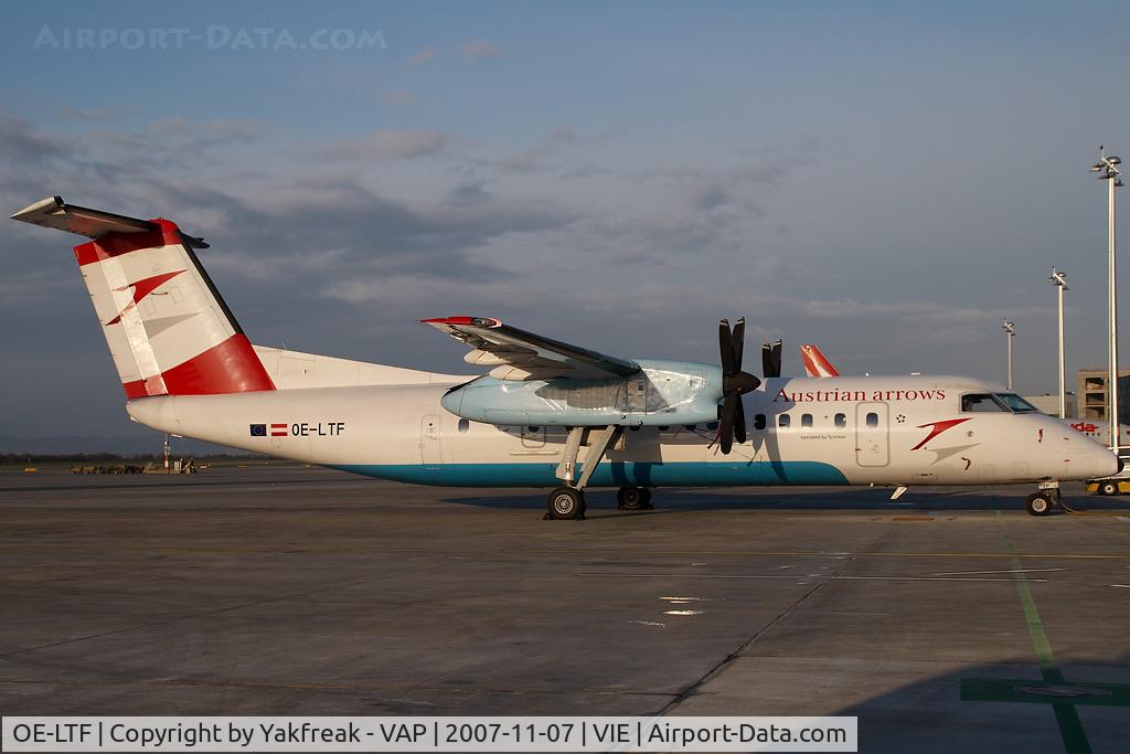 OE-LTF, 1996 De Havilland Canada DHC-8-314Q Dash 8 C/N 423, Austrian Arrows Dash8-300