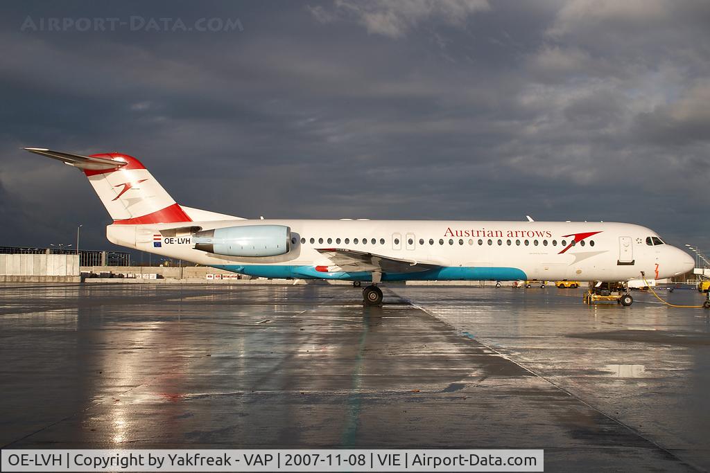 OE-LVH, 1993 Fokker 100 (F-28-0100) C/N 11456, Austrian Arrows Fokker 100