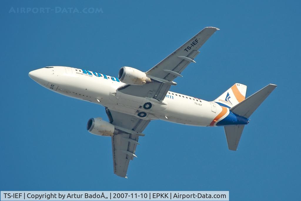 TS-IEF, 1994 Boeing 737-3Q8 C/N 26309, Koral Blue