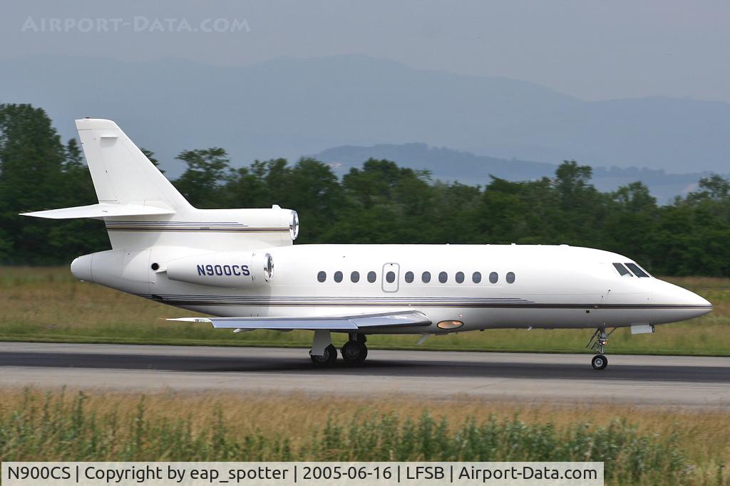 N900CS, 1991 Dassault Falcon 900 C/N 104, departing rwy 16