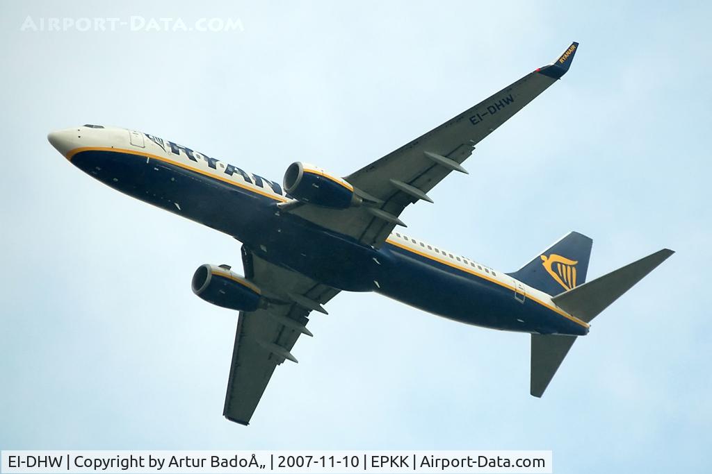 EI-DHW, 2005 Boeing 737-8AS(WL) C/N 33823, Ryanair