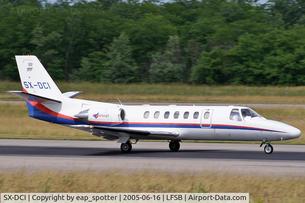 SX-DCI, 1996 Cessna 560 Citation Ultra C/N 560-0366, departing rwy 16