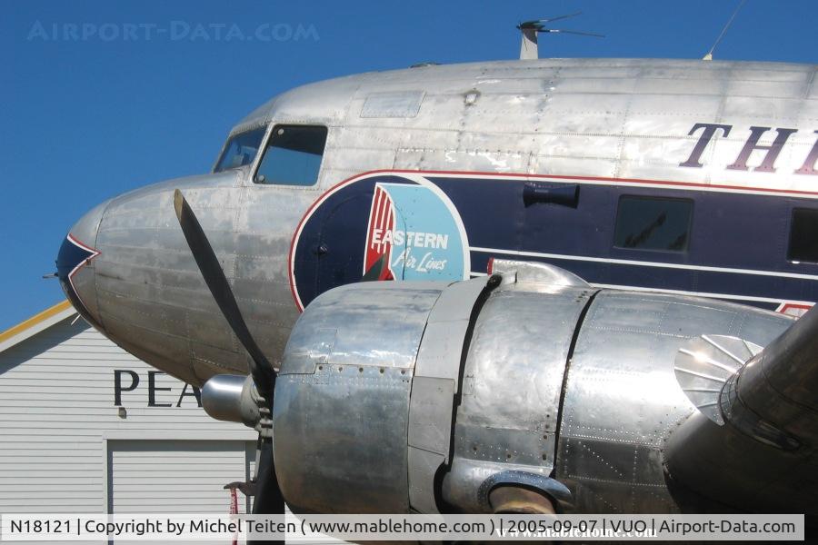 N18121, 1937 Douglas DC-3A (DC-3-201) C/N 1997, At the Pearson Air Museum