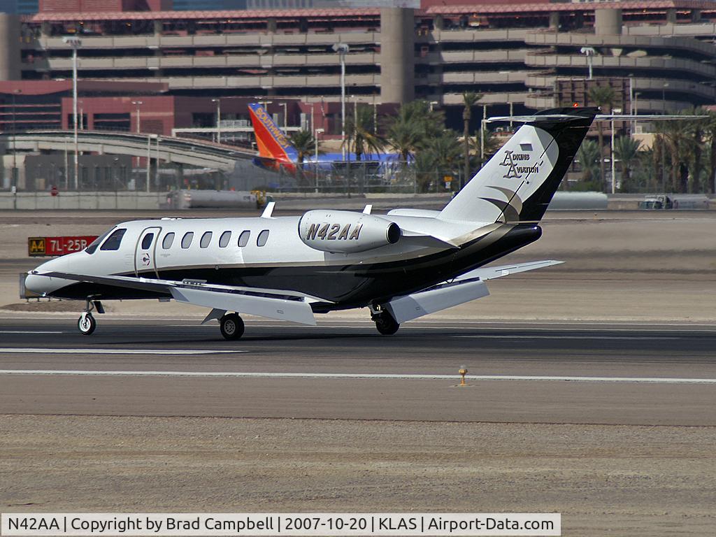 N42AA, 1998 Cessna 525 CitationJet CJ1 C/N 525-0275, Adkins Aviation - Cornelius, North Carolina / 2007 Cessna 525B CitationJet 3