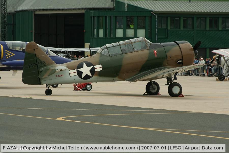 F-AZAU, 1951 North American T-6G Texan C/N 182-800, At the Nancy Airshow