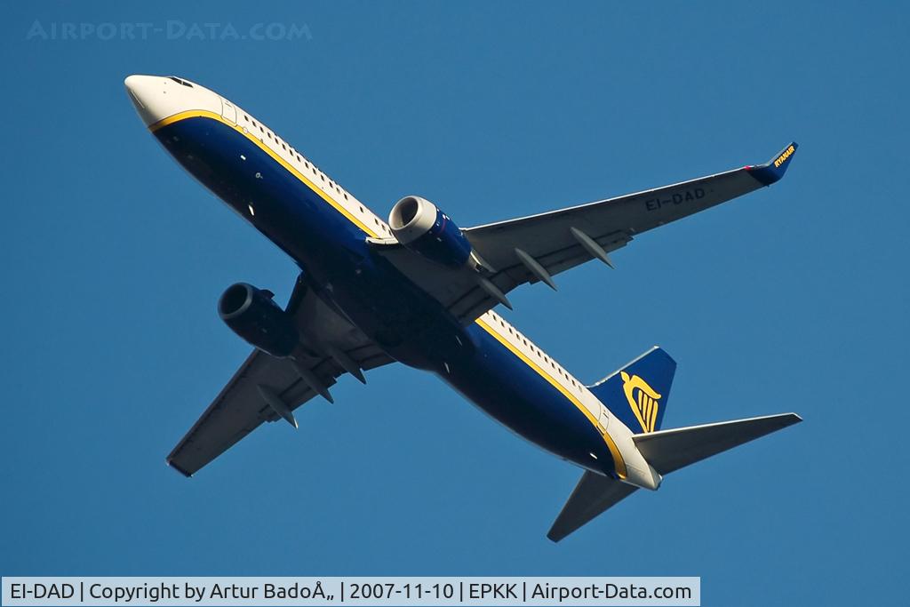 EI-DAD, 2002 Boeing 737-8AS C/N 33544, Ryanair