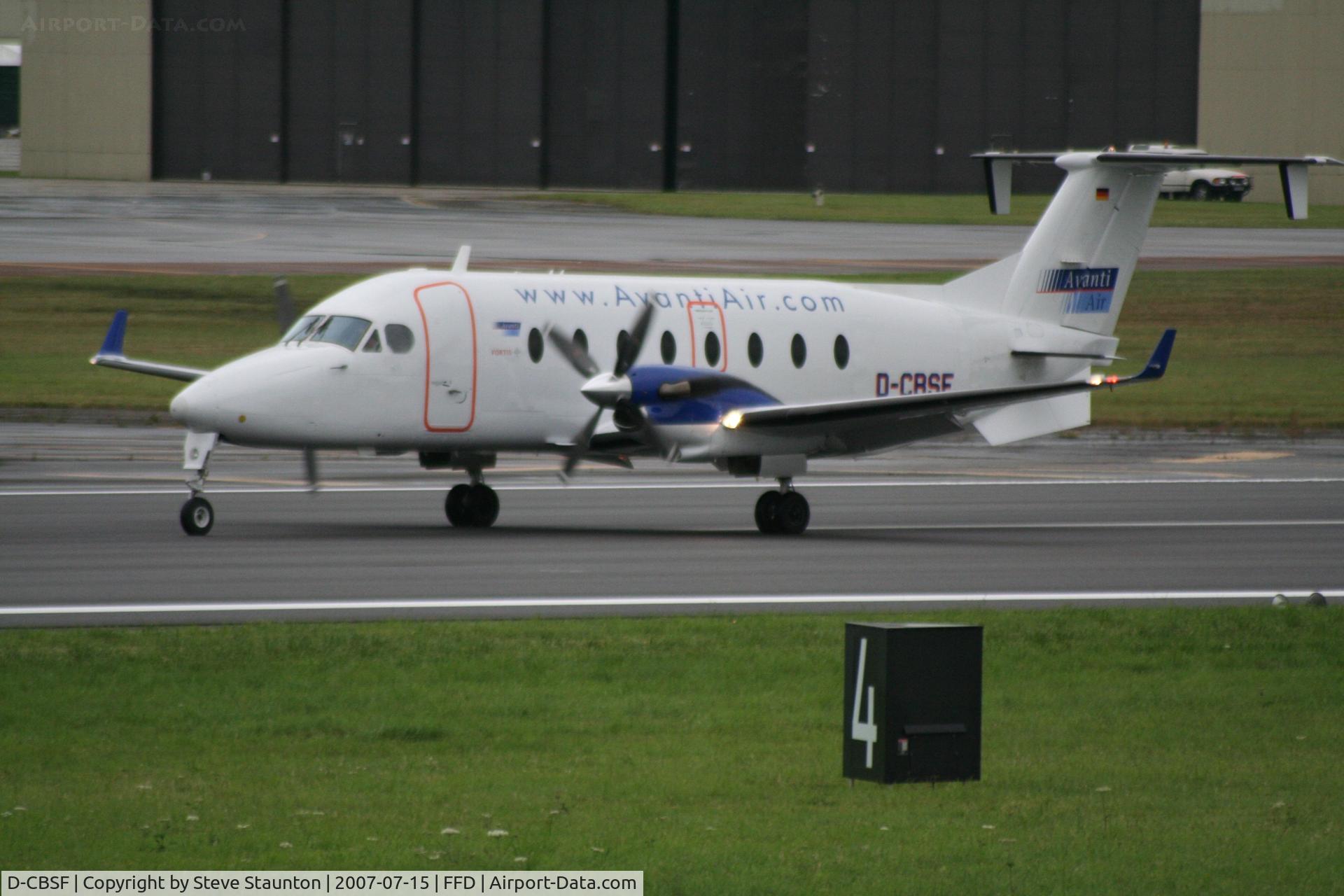D-CBSF, 1992 Beech 1900D C/N UE-8, Royal International Air Tattoo 2007