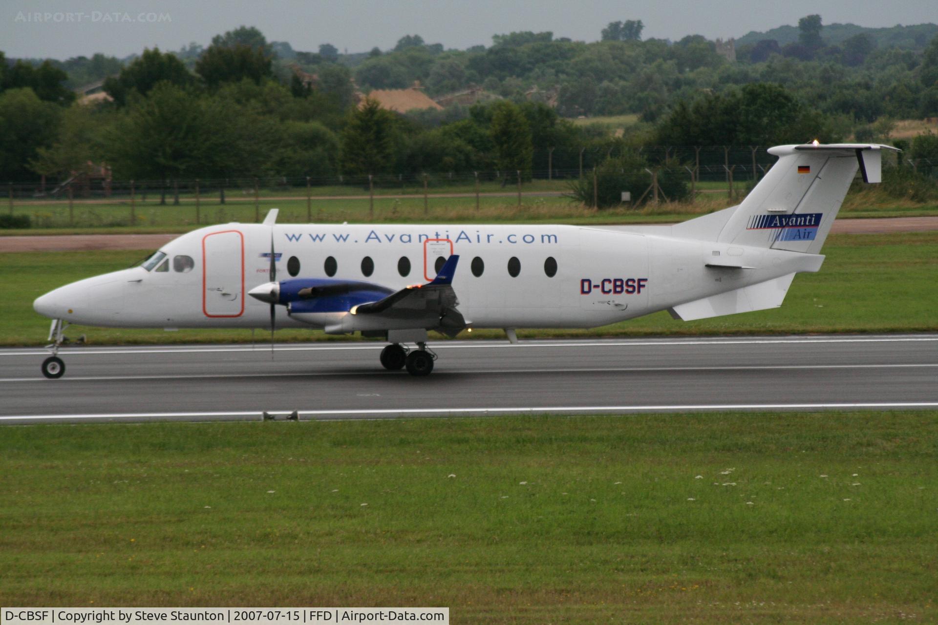 D-CBSF, 1992 Beech 1900D C/N UE-8, Royal International Air Tattoo 2007