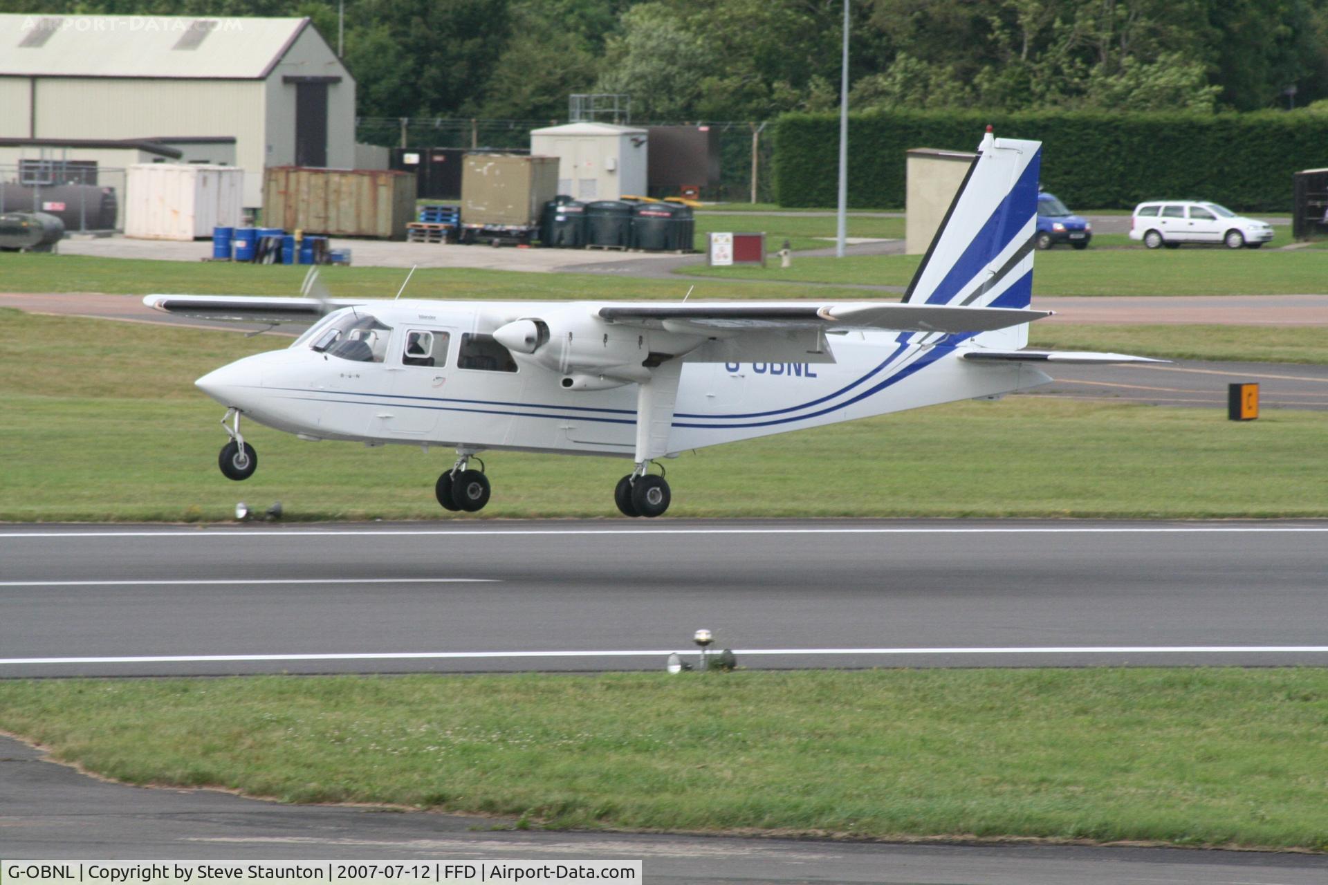 G-OBNL, 1976 Britten-Norman BN-2B-21 Defender C/N 523, Royal International Air Tattoo 2007