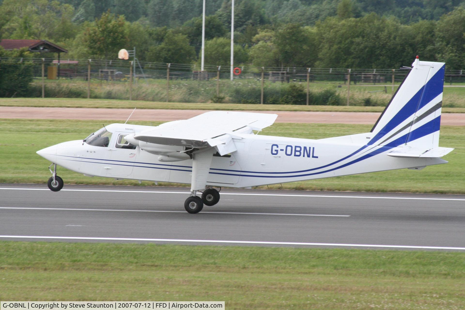G-OBNL, 1976 Britten-Norman BN-2B-21 Defender C/N 523, Royal International Air Tattoo 2007