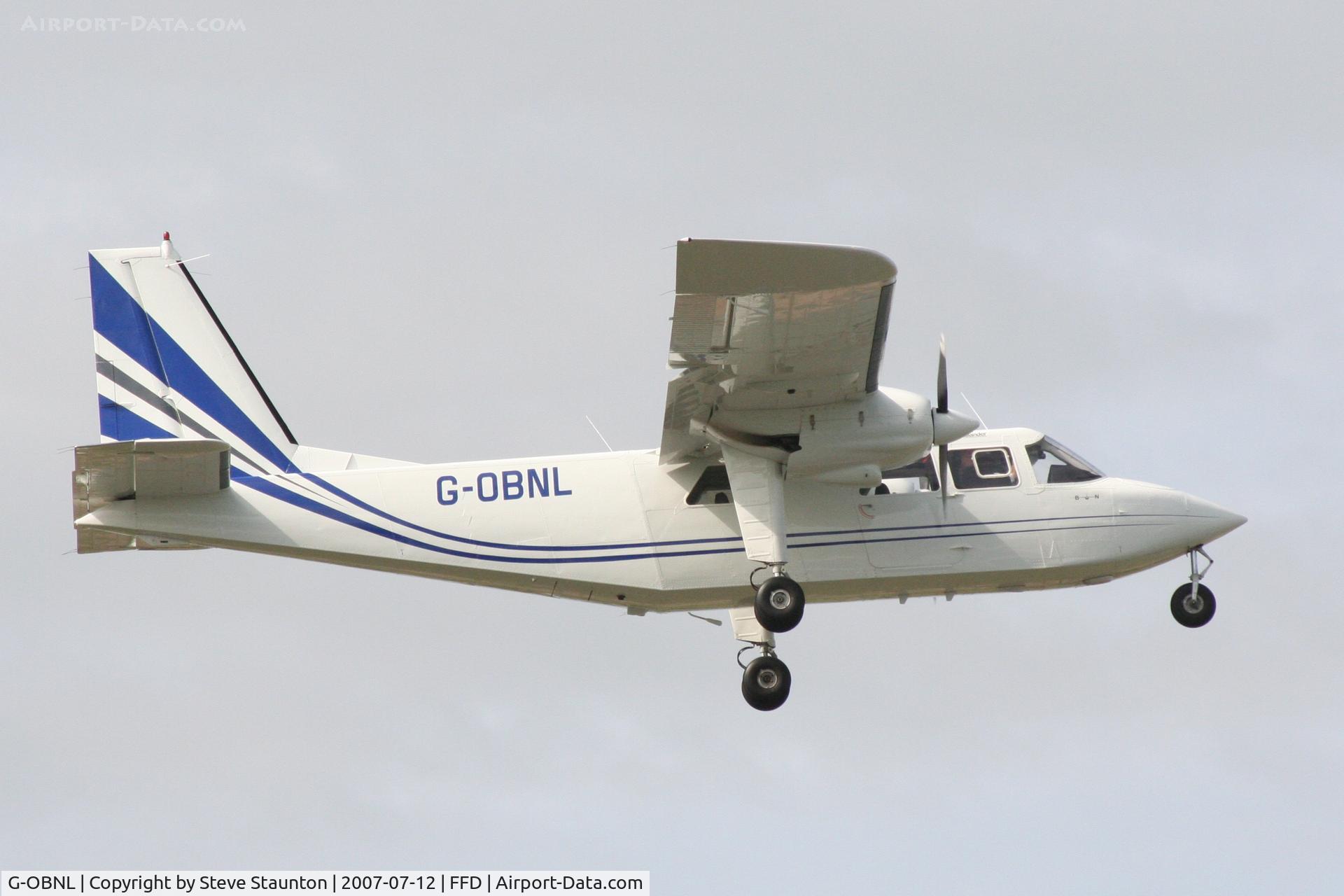 G-OBNL, 1976 Britten-Norman BN-2B-21 Defender C/N 523, Royal International Air Tattoo 2007