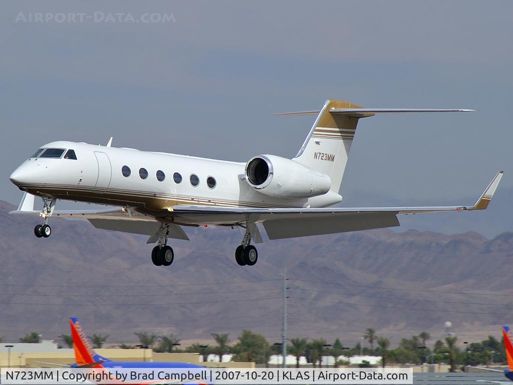 N723MM, 2007 Gulfstream Aerospace GIV-X (G350) C/N 4077, 350 Leasing Co. - Las Vegas, Nevada / 2007 Gulfstream Aerospace GIV-X (G350)