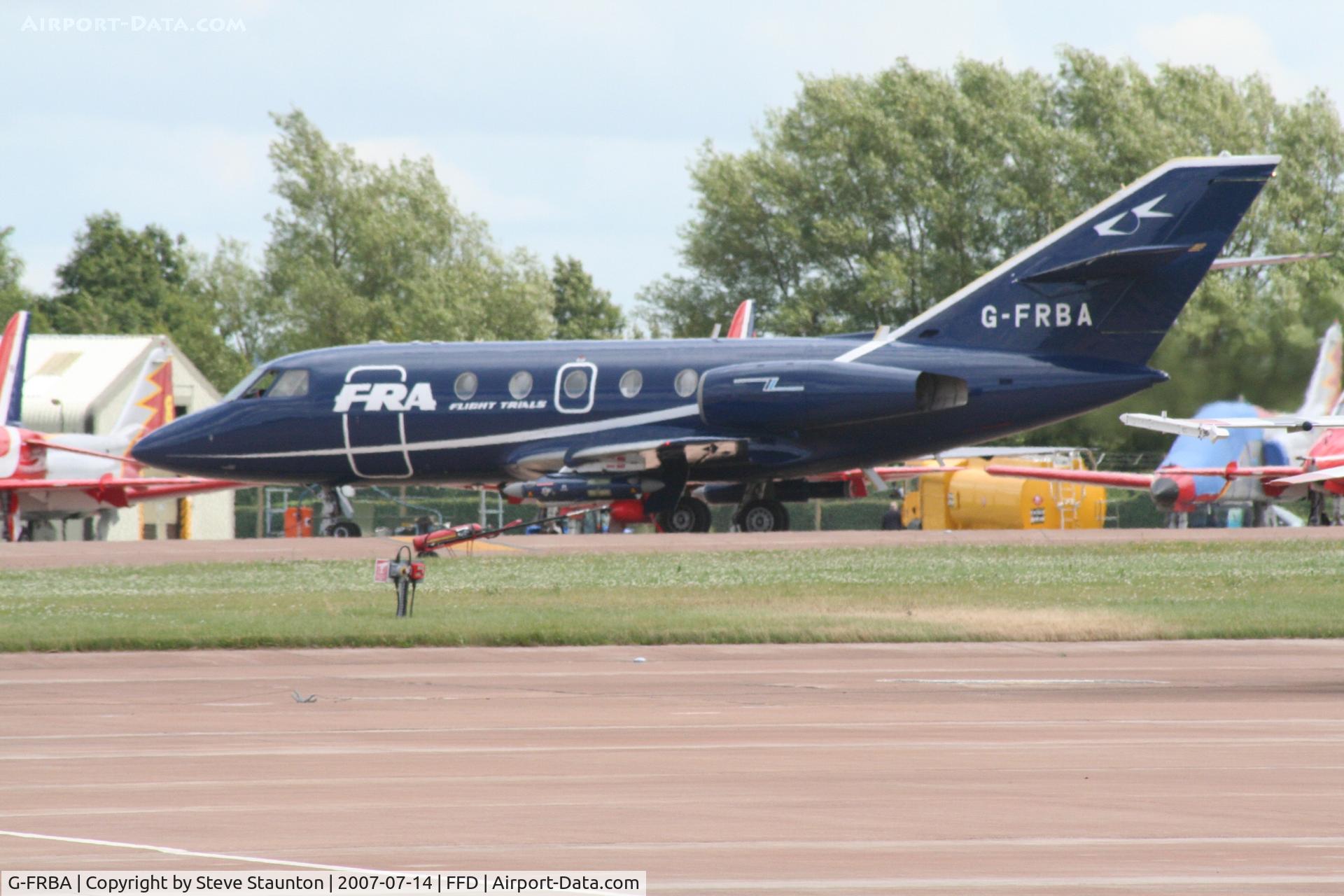 G-FRBA, 1970 Dassault Falcon 20 C/N 178, Royal International Air Tattoo 2007