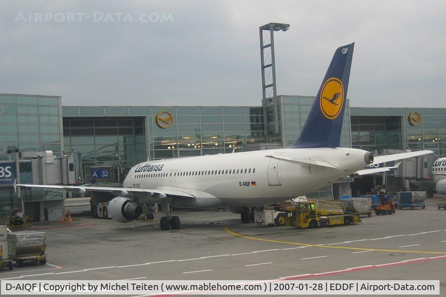 D-AIQF, 1991 Airbus A320-211 C/N 216, Lufthansa morning flight