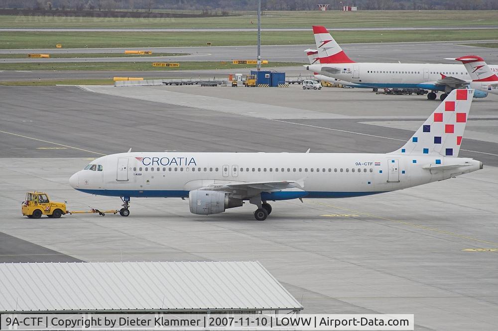 9A-CTF, 1991 Airbus A320-211 C/N 258, CROATIA A320 push back
