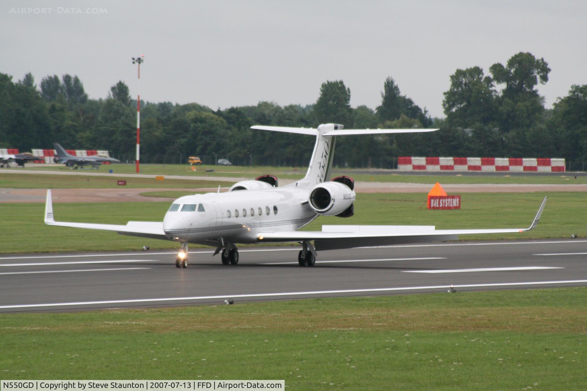 N550GD, 2008 Gulfstream Aerospace GV-SP (G550) C/N 5184, Royal International Air Tattoo 2007