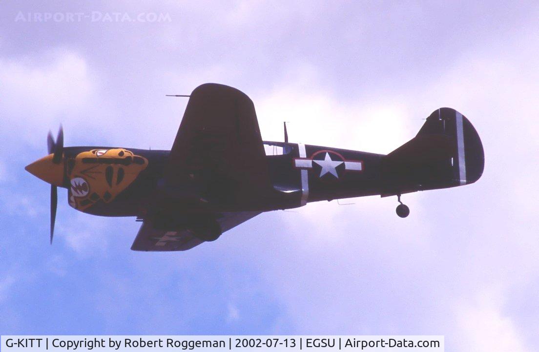 G-KITT, 1943 Curtiss P-40M Warhawk C/N 27490, During diplay.