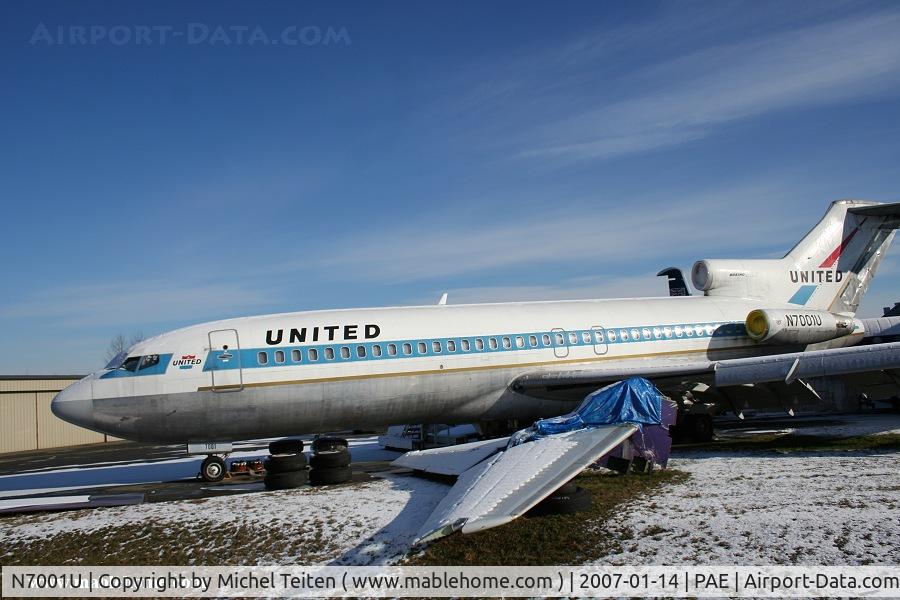 N7001U, 1963 Boeing 727-22 C/N 18293, Reserves of the Seattle Museum of Flight