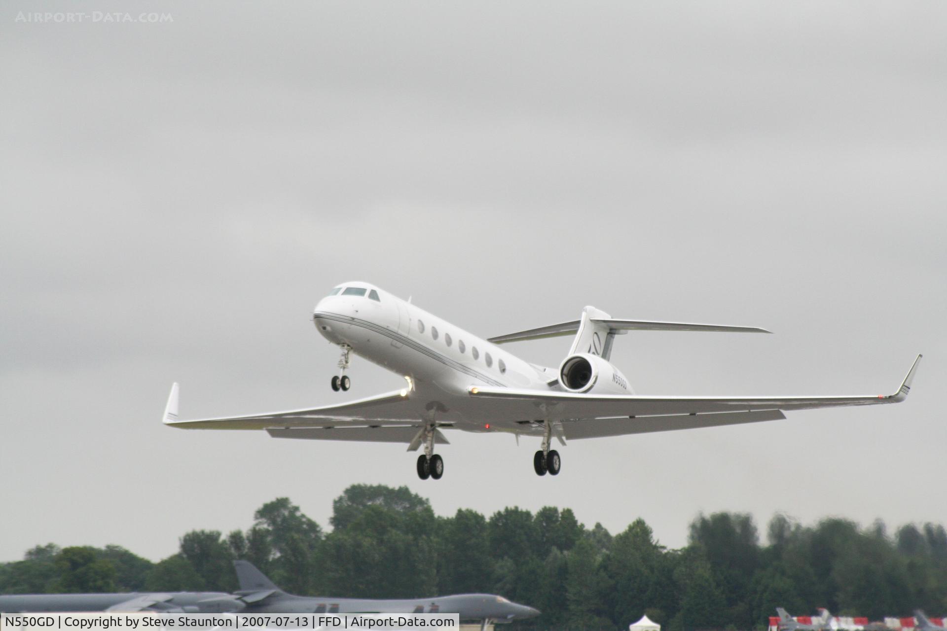 N550GD, 2008 Gulfstream Aerospace GV-SP (G550) C/N 5184, Royal International Air Tattoo 2007