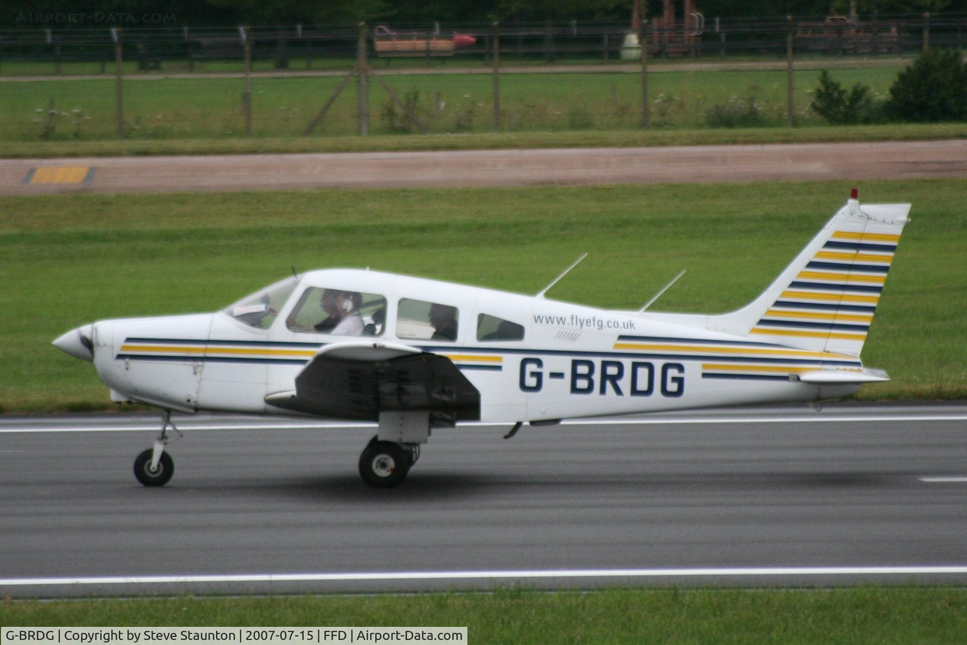G-BRDG, 1977 Piper PA-28-161 Cherokee Warrior II C/N 28-7816047, Royal International Air Tattoo 2007
