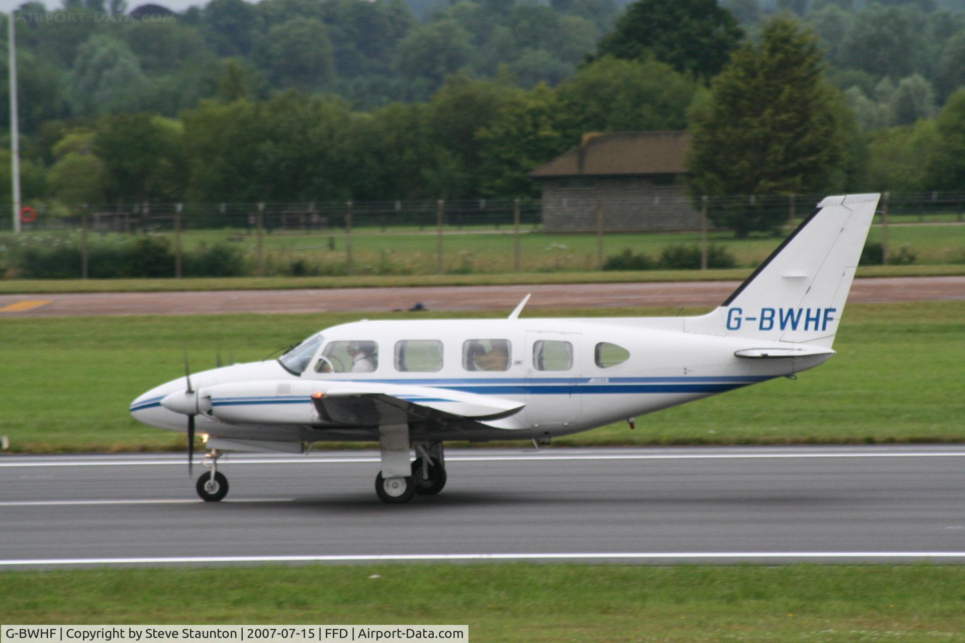 G-BWHF, 1976 Piper PA-31-325 Navajo C/R C/N 31-7612076, Royal International Air Tattoo 2007