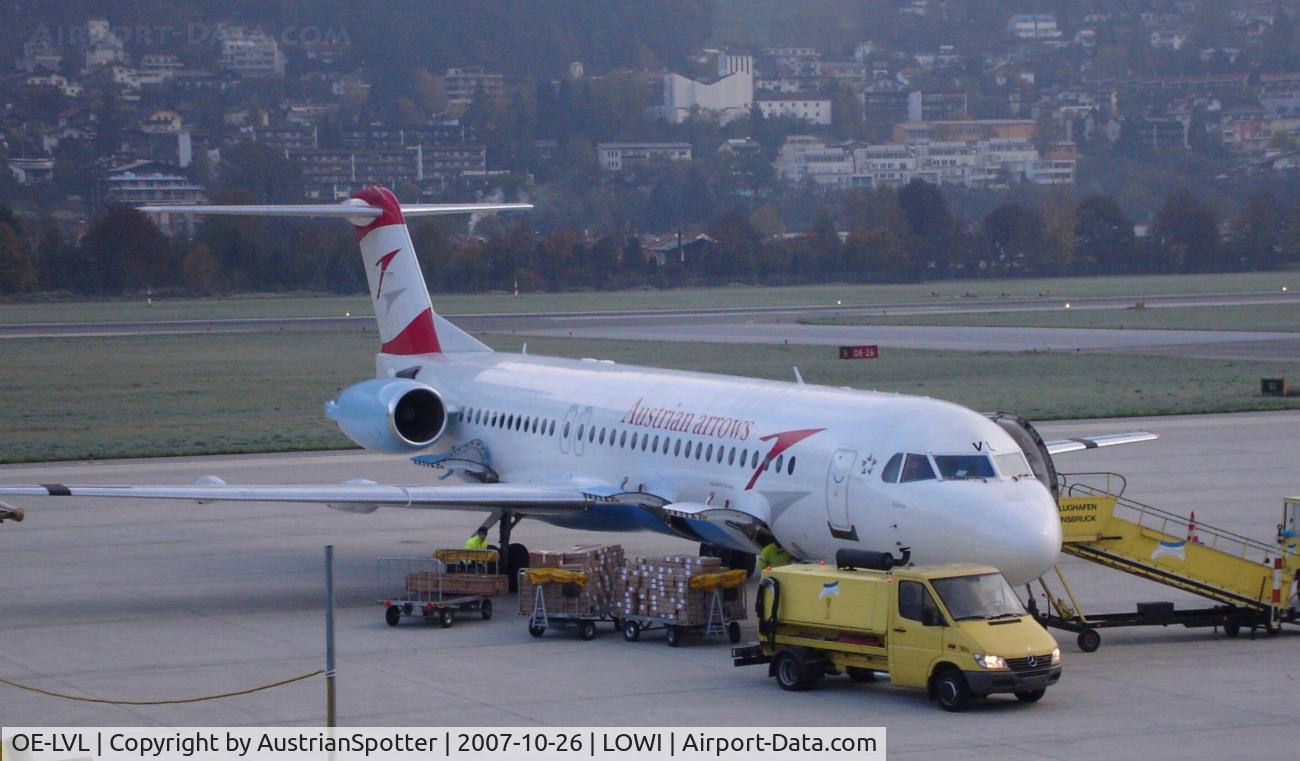OE-LVL, 1992 Fokker 100 (F-28-0100) C/N 11404, Fokker 100