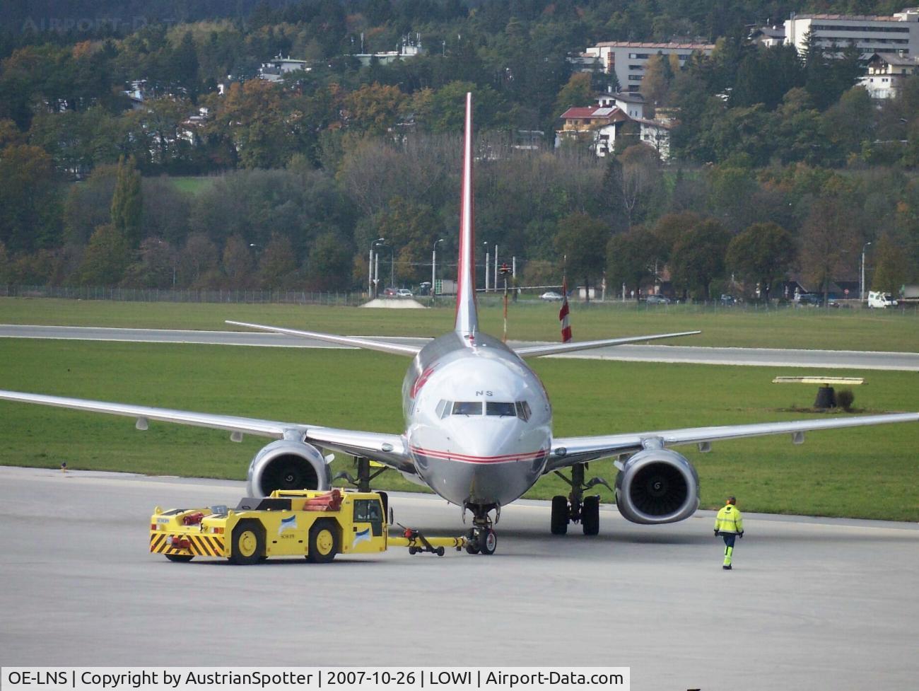 OE-LNS, 2005 Boeing 737-8Z9 C/N 34262, Airport DayÂ´s in Innsbruck