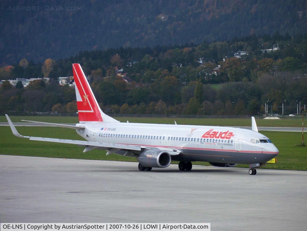 OE-LNS, 2005 Boeing 737-8Z9 C/N 34262, Airport DayÂ´s in Innsbruck