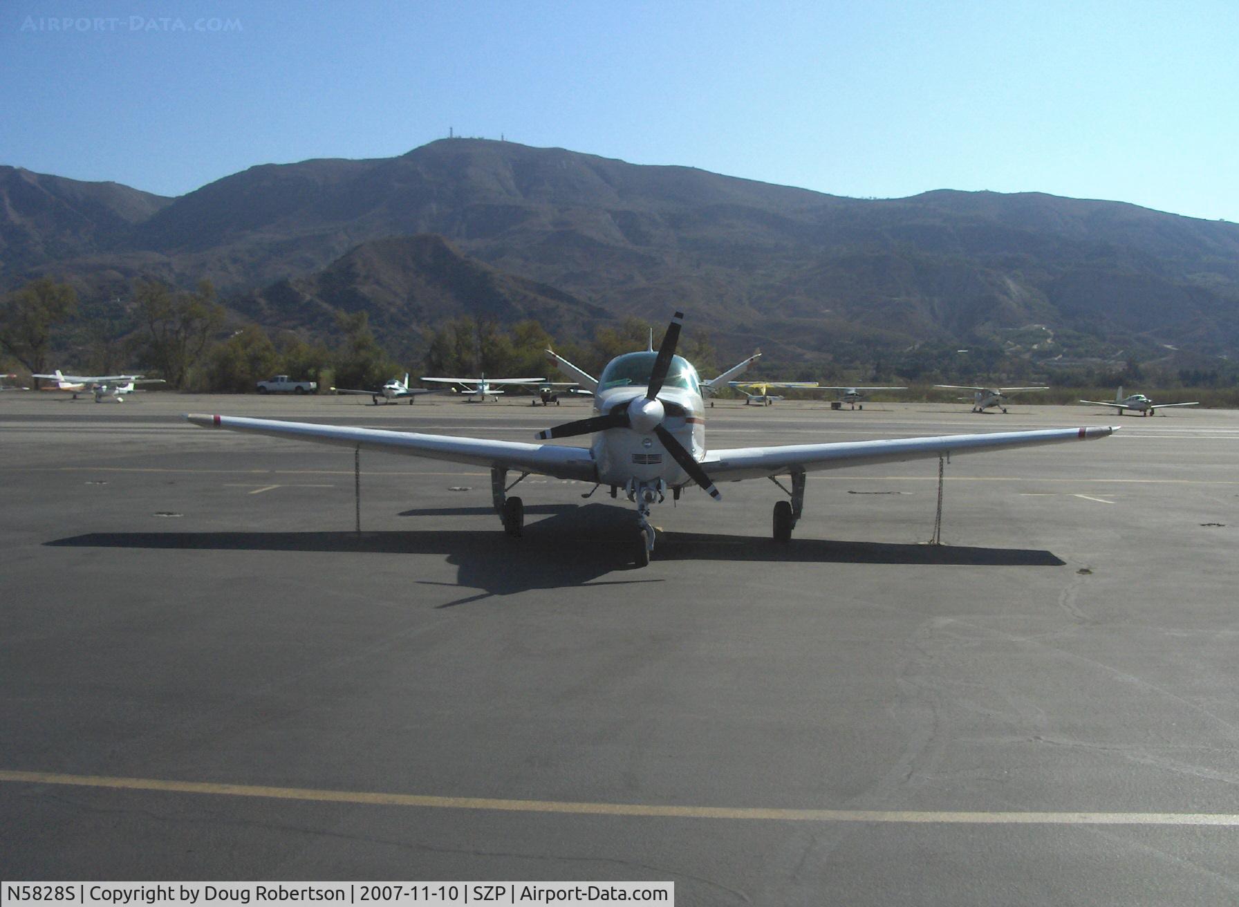 N5828S, 1964 Beech S35 Bonanza C/N D-7727, 1964 Beech S35 BONANZA, Continental IO-520-B 285 Hp, tri-blade prop