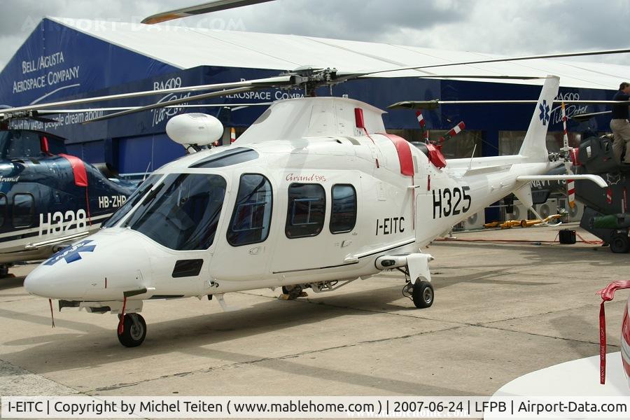I-EITC, 2007 Agusta A-109S Grand C/N 22007, Static display of the 2007 Paris Airshow