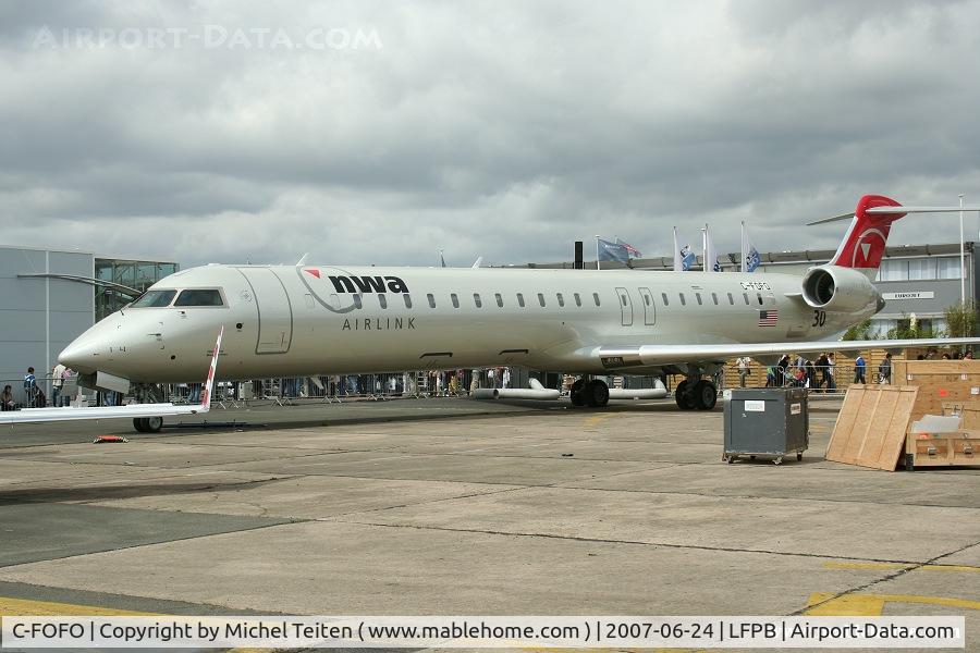 C-FOFO, 2007 Bombardier CRJ-900 (CL-600-2D24) C/N 15134, Static display of the 2007 Paris Airshow