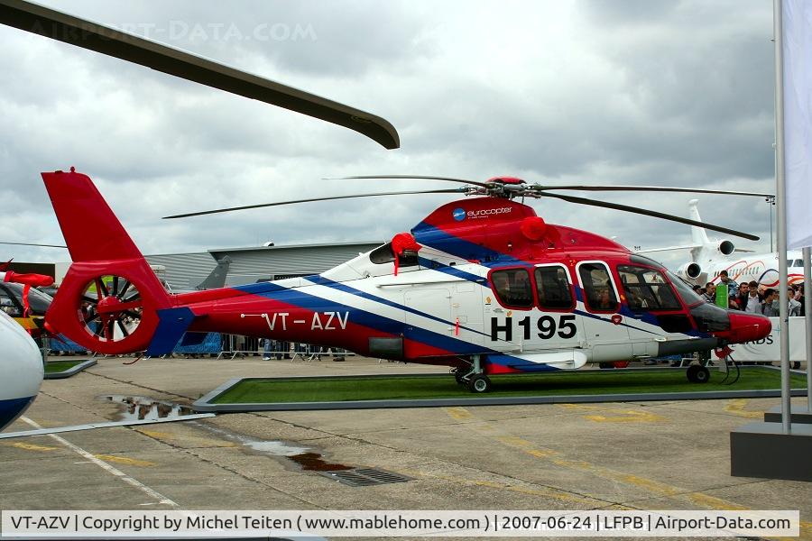 VT-AZV, 2007 Eurocopter EC-155B-1 C/N 6761, Static display at the 2007 Paris Airshow