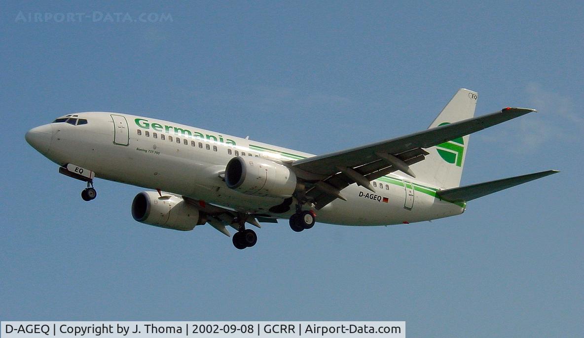 D-AGEQ, 1998 Boeing 737-75B C/N 28103, Boeing 737-75B