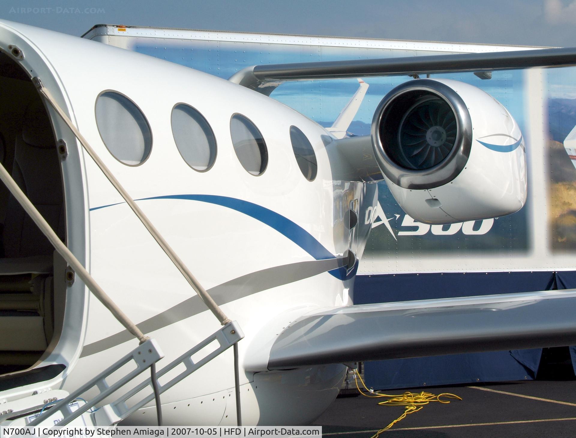 N700AJ, 2007 Adam Aircraft A700 C/N 0004, At the AOPA Expo...