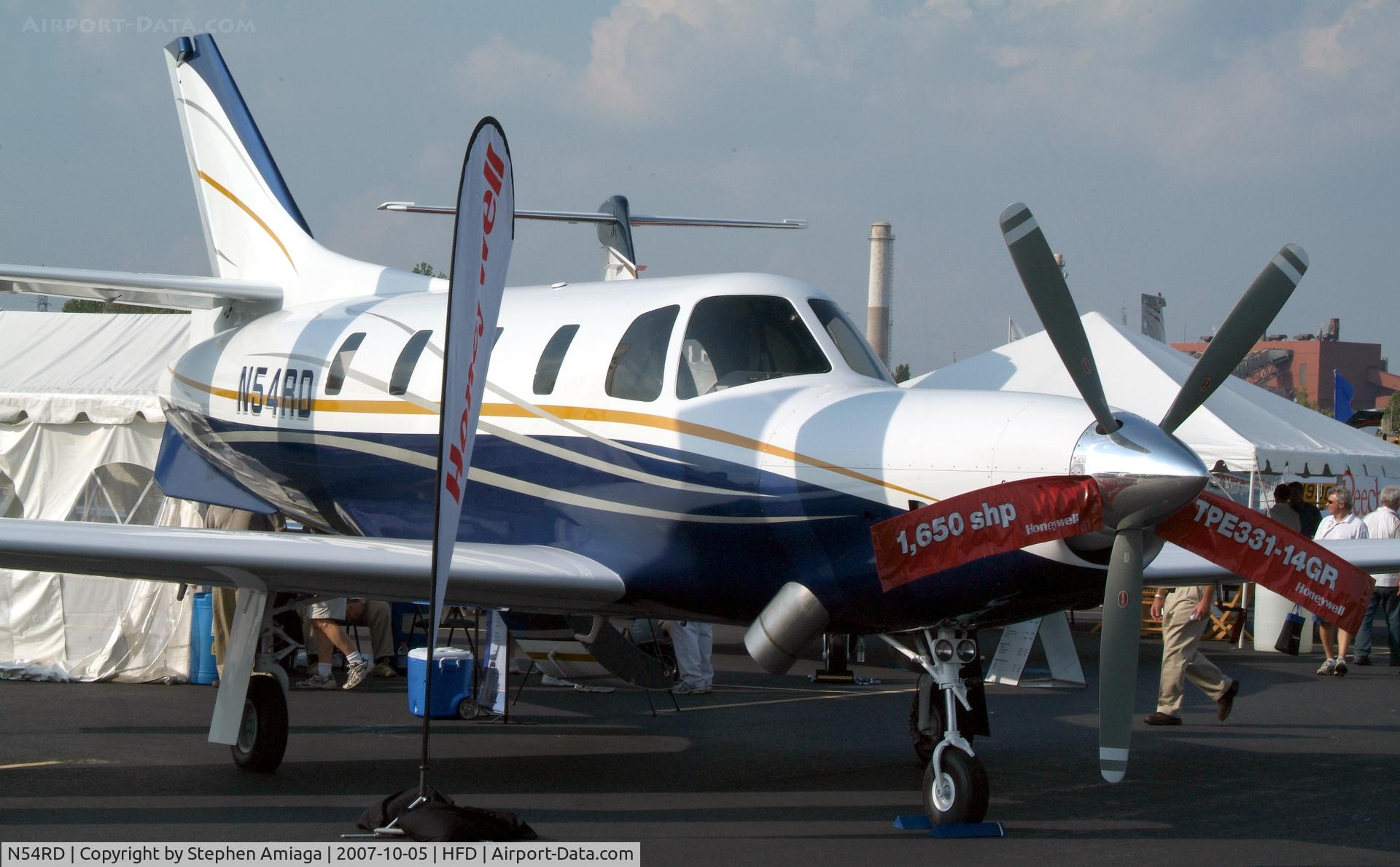 N54RD, 2007 Comp Air CA 12 C/N 701A4412, At the AOPA Expo...
