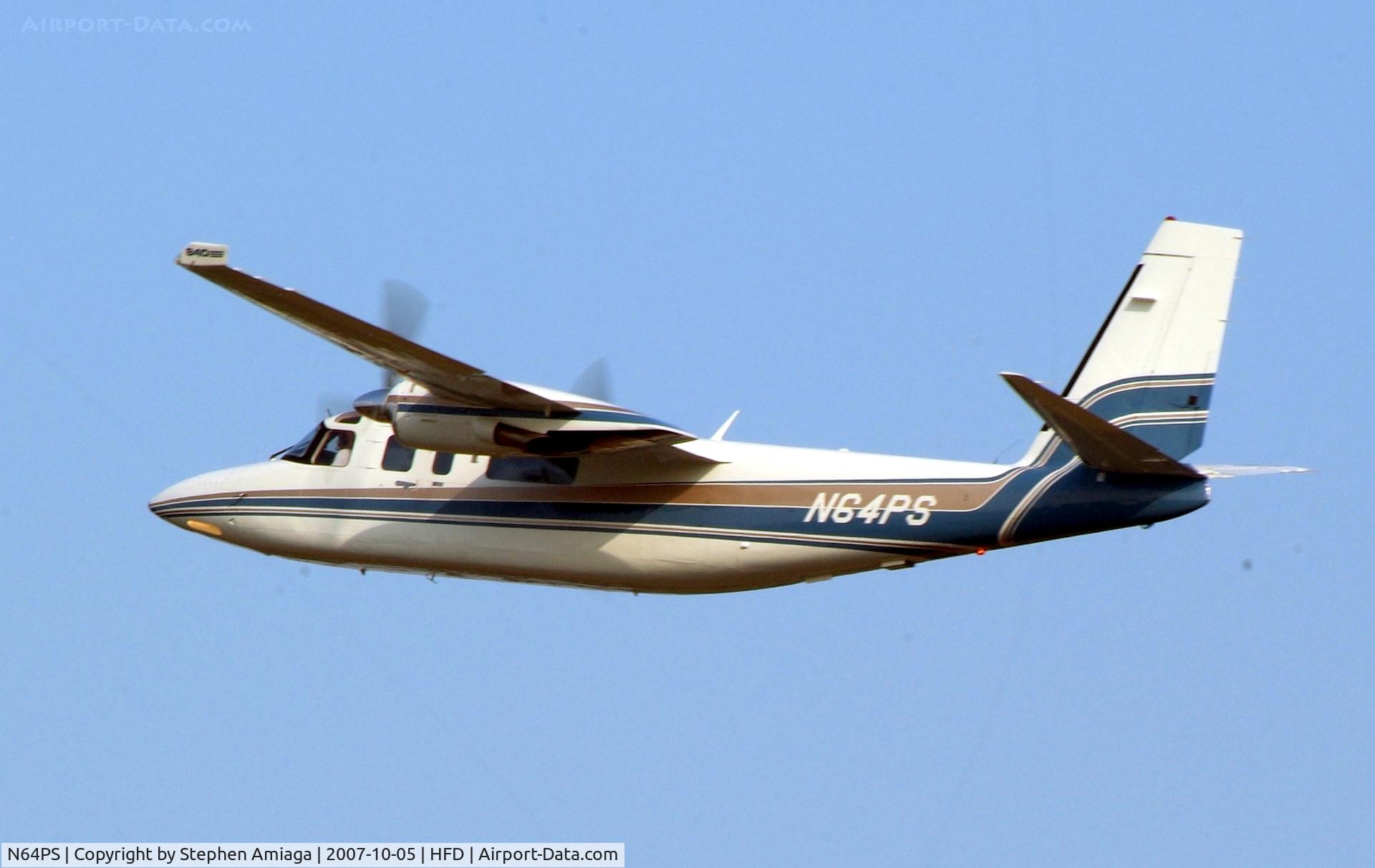 N64PS, 1981 Gulfstream 690C Jetprop 840 C/N 11702, At the AOPA Expo...