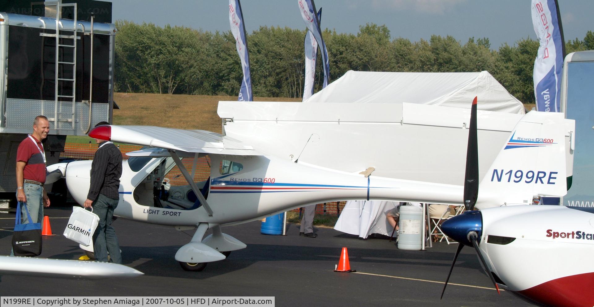 N199RE, 2007 Remos G-3/600 Mirage C/N 199, At the AOPA Expo...