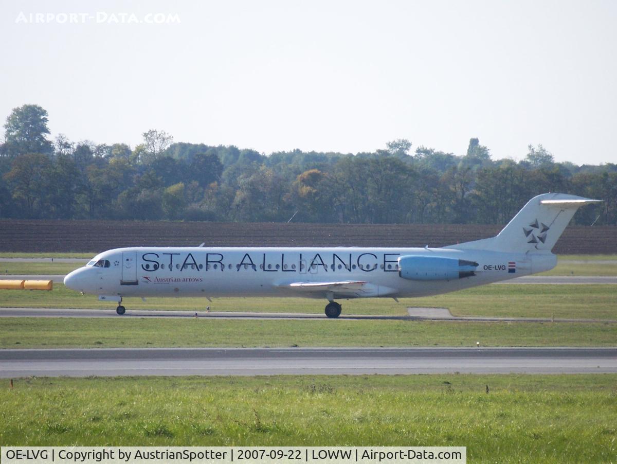 OE-LVG, 1994 Fokker 100 (F-28-0100) C/N 11520, Austrian Arrows at Star Alliance ColorÂ´s