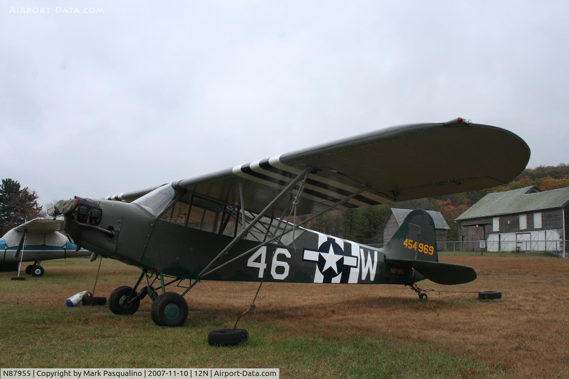 N87955, 1952 Piper J3C-65 Cub C/N 15573, Piper L-4